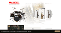 Desktop Screenshot of maxtone.com.tw