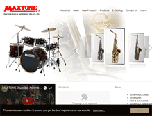Tablet Screenshot of maxtone.com.tw